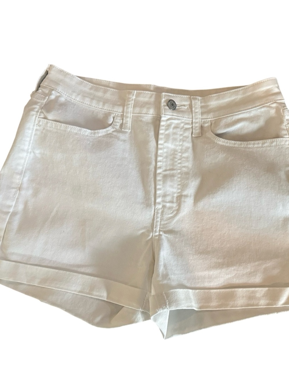 Old Navy White Denim Cutoff Shorts